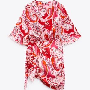 Zara Printed Mini Dress